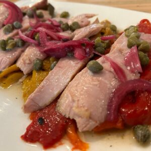 Ensalada de Ventresca Pimientos Tricolor