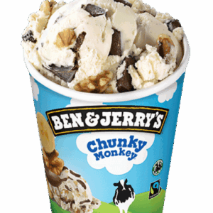 Ben & Jerry's Chunky Monkey 465ml.